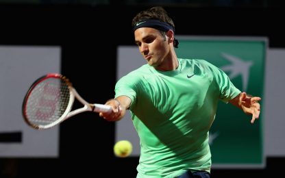 Roma, terra di conquista: Starace si inchina a Federer