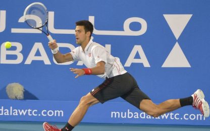 Becker-Nole, buona la prima: Djokovic padrone ad Abu Dhabi