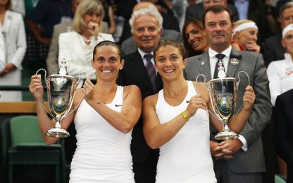 Wimbledon, Errani&Vinci nella storia: il doppio è azzurro