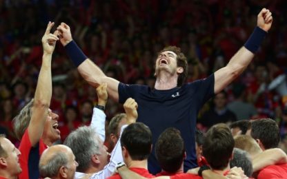 Coppa Davis, in Belgio esplode la gioia di King Murray 