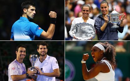 Un 2015 a tutto Djokovic, ma che Pennetta: l'anno del tennis