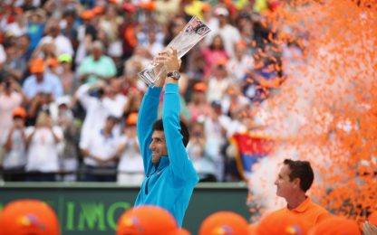 Djokovic senza rivali, vince anche a Miami: battuto Nishikori