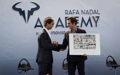 Nasce la Rafa Nadal Academy, c'è anche Federer