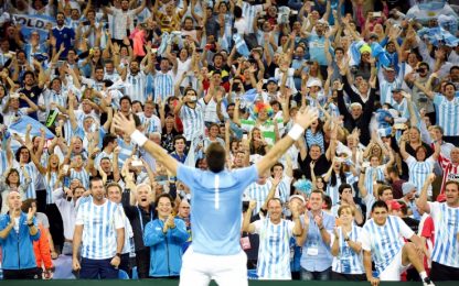 Coppa Davis, Del Potro show: trionfa l'Argentina