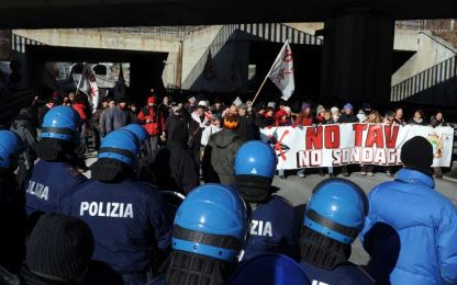 Protesta No Tav, tensione in Val di Susa