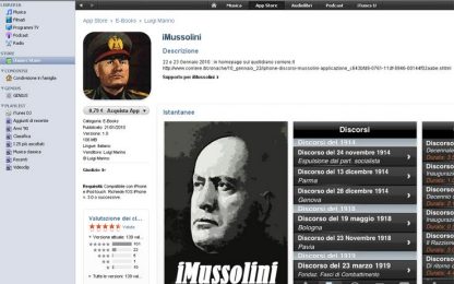 iPhone: l'applicazione più scaricata? Quella su Mussolini