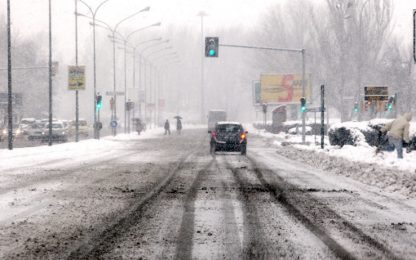 Maltempo: neve al Nord. Allerta in Emilia Romagna