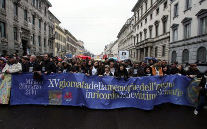 A Milano la manifestazione contro tutte le mafie