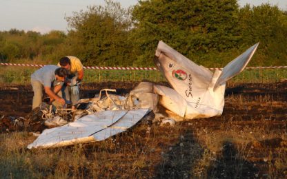 Viterbo, precipita aereo ultraleggero: due morti