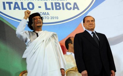 Gheddafi in Italia, ultimo giorno tra le polemiche
