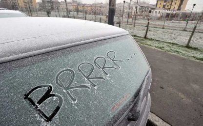 Freddo polare sull'Italia: strade gelate e scuole chiuse