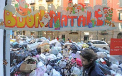 Emergenza rifiuti, si cerca di ripulire Napoli per Capodanno