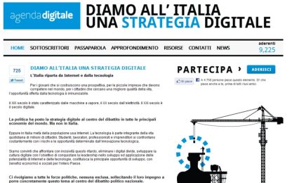 Un’agenda digitale per l’Italia. Tra dubbi e speranze