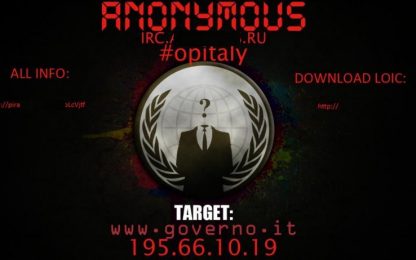 Attacco hacker a Governo.it, ma il sito regge