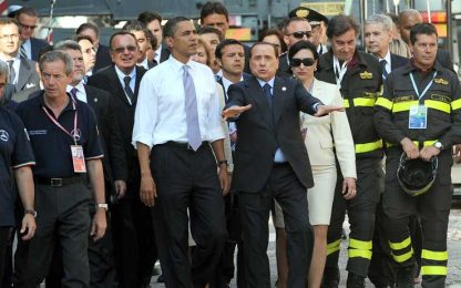 Gli Usa: Berlusconi usò il G8 a L'Aquila per la sua immagine