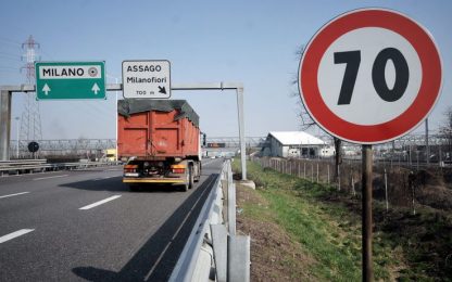 Milano, stop al limite dei 70 km/h sulle tangenziali
