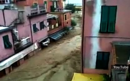 L’alluvione in Liguria raccontata dai video in Rete