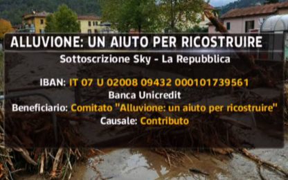 Sky e La Repubblica per gli alluvionati di Monterosso