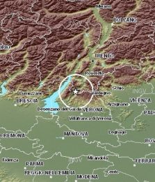 Terremoto, scossa di magnitudo 4.2 tra Trentino e Veneto