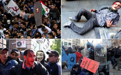 Scontri, cariche e feriti: gli studenti tornano in piazza