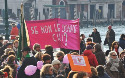 "Se non le donne chi?": il movimento è tornato in piazza