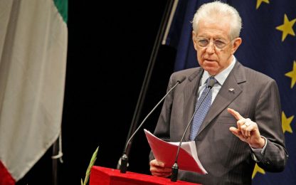 Monti: "Questa crisi rischia di disintegrare l'Europa"