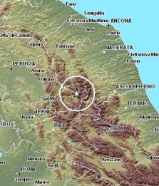 Terremoto, lieve scossa tra Perugia e Macerata