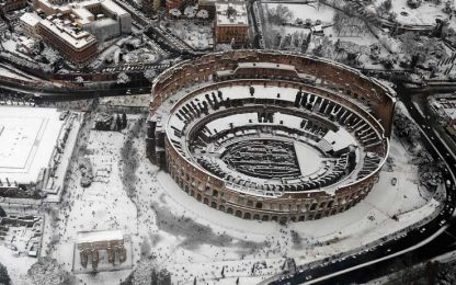 Roma, attesi 30 cm di neve: scuole chiuse e obbligo catene