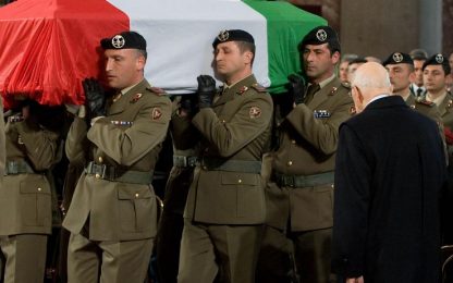 A Roma i funerali di Michele Silvestri, morto in Afghanistan