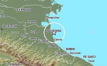 Terremoto, scossa di magnitudo 4.5 a Ravenna