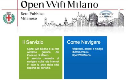Milano è Wi-fi: connessione gratis in 250 punti della città