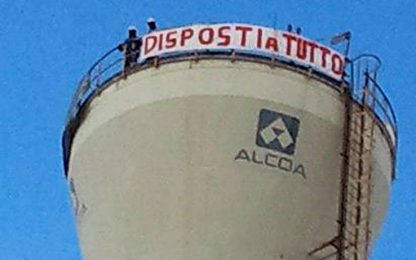 Alcoa, continua la protesta: "Qui è tutto morto"