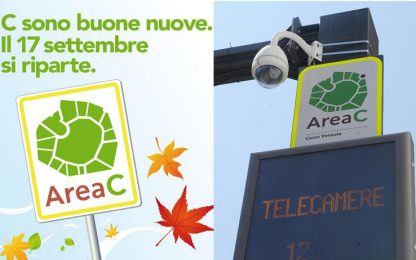 Milano, dal 17 settembre riparte Area C