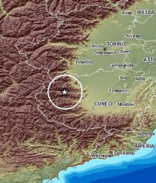 Terremoto, scossa di magnitudo 3.9 in provincia di Cuneo