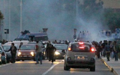Sulcis, scontri tra operai dell'Alcoa e polizia