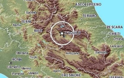 Terremoto, scosse nell'Aquilano: paura ma niente danni