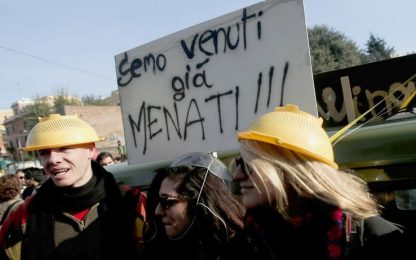 Scuola, proteste in tutta Italia. Roma blindata