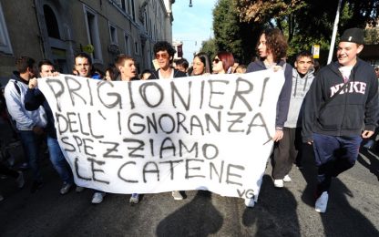 Scuola, cortei e proteste. Roma blindata ma nessuno scontro
