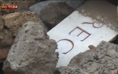 Pompei, nuovo crollo nell'area archeologica