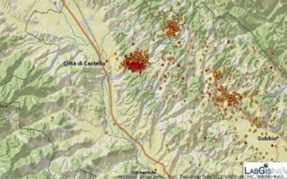 Sciame sismico in Umbria, scuole chiuse a Città di Castello