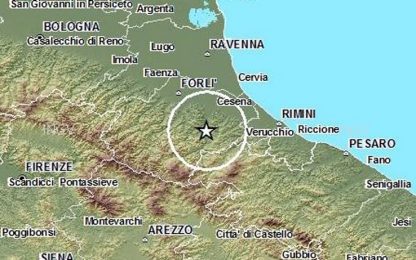 Terremoto, scossa di magnitudo 3.2 vicino a Forlì