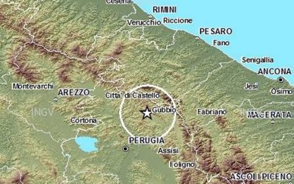 Terremoto, scosse nel Perugino. Panico ma nessun danno