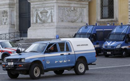 Roma blindata: fermati 5 black bloc, sequestrato un furgone