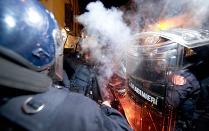 Roma, No Tav in piazza: scontri tra polizia e manifestanti