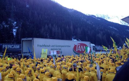 Protesta Coldiretti, Brennero bloccato per il made in Italy