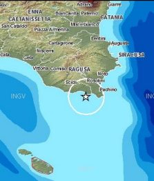 Terremoto, scossa di magnitudo 4.1 tra Ragusa e Siracusa