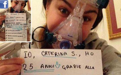 Caterina, solidarietà alla ragazza malata insultata sul web