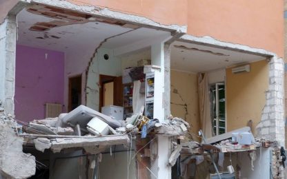 Esplosione a Foggia, stabili le condizioni dei feriti