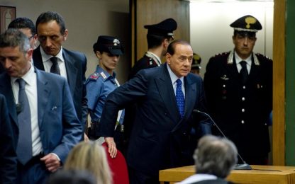 Berlusconi, richiamo dal Tribunale per le frasi sui giudici