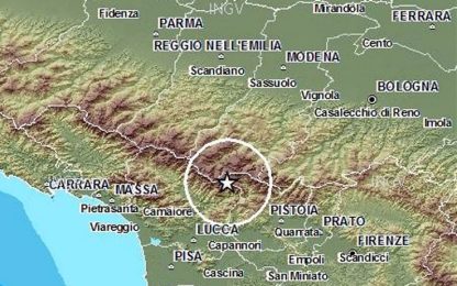 Terremoto di magnitudo 4 tra Modena e Pistoia